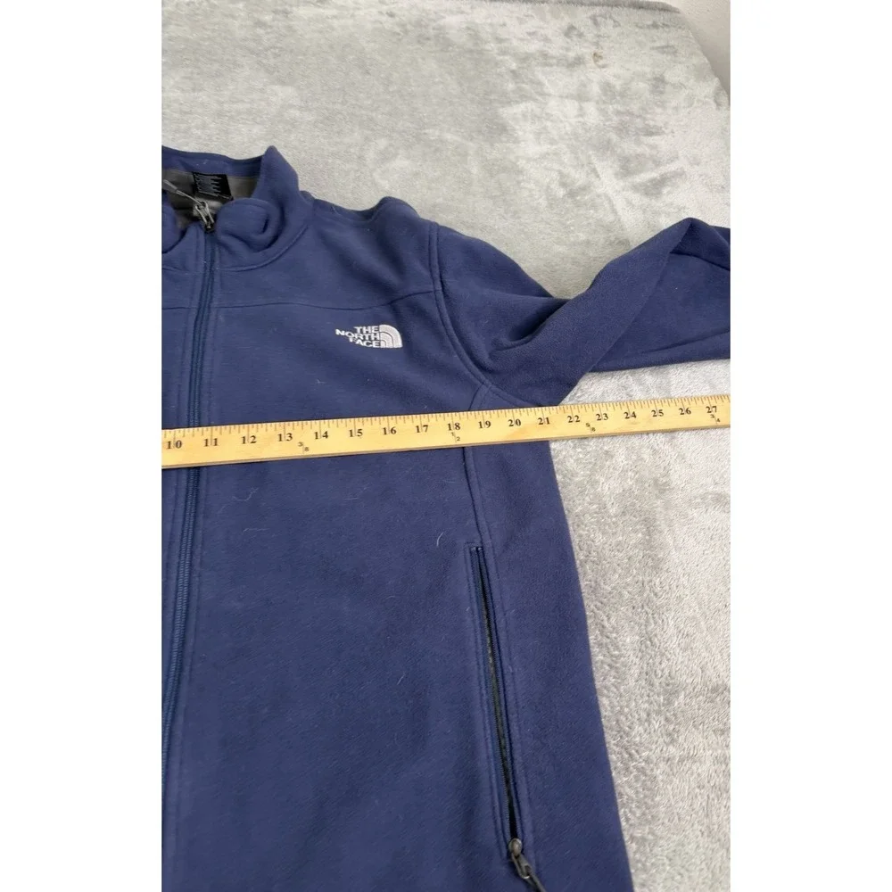 The North Face Windwall Fleece Jacket Men's Size Small Blue Full Zip Outdoor